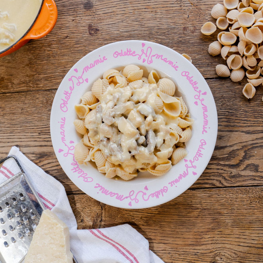 Les Conchiglie de Mamie Odette à la carbonara